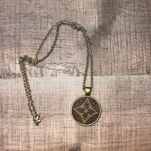 Handmade Louis Vuitton pendant necklace
